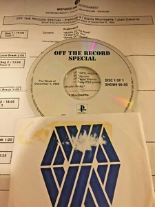 RADIO SHOW: OFF THE RECORD 12/4/95 PRETENDERS, ALANIS MORRISSETTE,JOAN OSBOURNE  - Picture 1 of 2