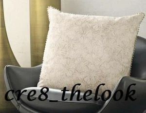 SHERIDAN GENYA LINEN BLEND CREAM EUROPEAN PILLOWCASES- BRAND NEW - RRP:$199.90 - Picture 1 of 1