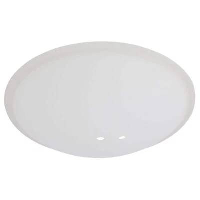 Hampton Bay Andross 48 In Ceiling Fan Replacement Glass Shade Frosted White Bowl - Image 1 of 3