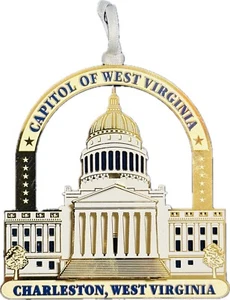 WV Capital Commemorative Ornament • 50th Anniversary • 1982 • West Virginia - Bild 1 von 8