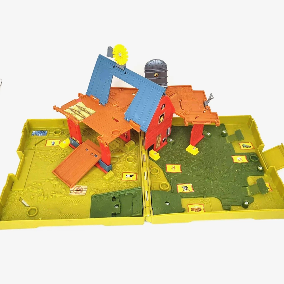 Matchbox Toy Car Pop Up Big Barn Farm Adventure Set 2006 Playset Fold N Go - Image 1 of 4