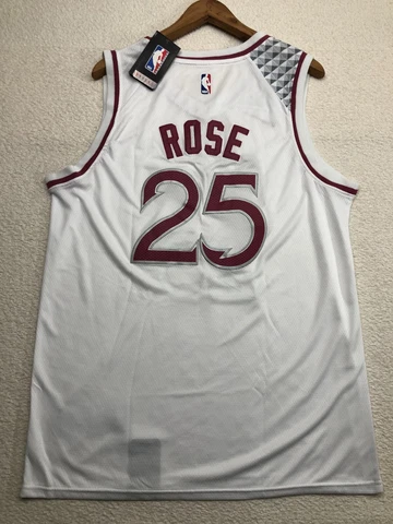 NWT Nike NBA Swingman Earned Edition Jersey Timberwolves #25 Derrick Rose Large Cover