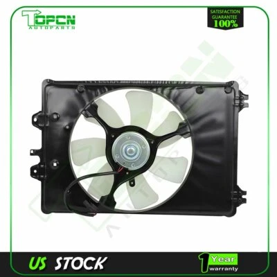 A/C Condenser Cooling Fan Assembly For 2009 2010 2011 2012 2013-2015 Honda Pilot Foto 1 de 4