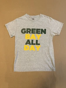 Green Bay All Day - Packers T-Shirt - Size S Green Bay Packers Tee - Picture 1 of 9