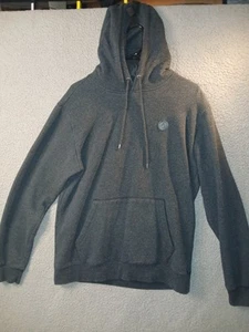 Volcom Mens Hoodie Large Charcoal Gray Pullover - Picture 1 of 11