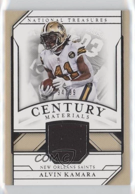 2018 Panini National Treasures Century Materials /99 Alvin Kamara #CM-AK - Image 1 of 2