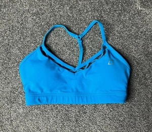 Lorna Jane Push Up Sports Bra Womens Extra Small Blue Padded Crop Top Ladies - Picture 1 of 13