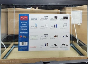 Standard Glas 20 Gallonen lang Aquarium Tank, schwarzer Rand - Bild 1 von 2