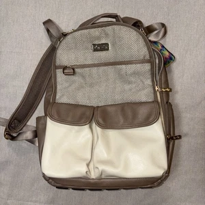 Itzy Ritzy Large Wickeltasche Rucksack Vanilla Latte große Kapazität Boss Bag - Bild 1 von 10