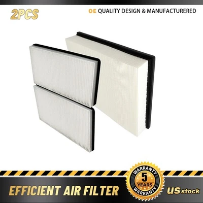 Engine & Cabin Air Filter for GMC Sierra Yukon Chevy Silverado 1500 2500 3500 - Image 1 of 4