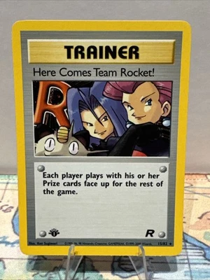 Here Comes Team Rocket! 15/82 Team Rocket Holo First Edition - Image 1 of 4