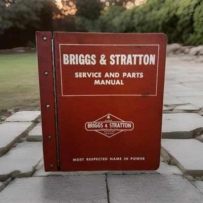Briggs & Stratton Service And Parts Manual For 4 Cycle Gasoline Engines - Image 1 of 4
