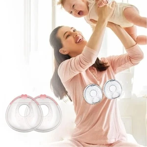 Silicone Milk Collector Reusable Breast Shells Milk Saver  Protect Sore Nipple - Picture 1 of 12