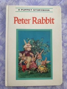 Peter Rabbit A Puppet Storybook Hologram Hardcover Collectible 1968 Rare - Bild 1 von 2