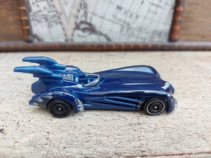 HOT WHEELS BATMAN & ROBIN 1/64 DIECAST BATMOBILE (BLUE) - Picture 1 of 9