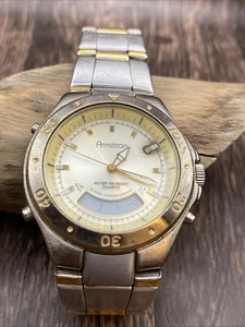 Vintage Armitron Two Tone 41mm Dual Time - Bild 1 von 9
