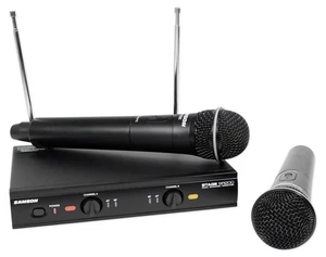 Stage 200 Dual Handheld Dynamic Wireless Microphone System (Group A) - Picture 1 of 7