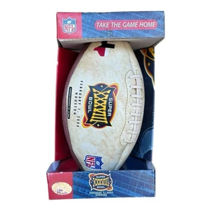 Super Bowl XXXVIII Limited Edition Full Size Football 2004 Houston NFL Football - Picture 1 of 6