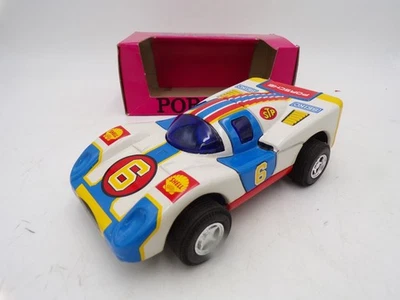 De colección Años 70 Masuda Japón Acero Prensado Fricción Porsche Sin usar, en caja Tonka Buddy L Foto 1 de 4