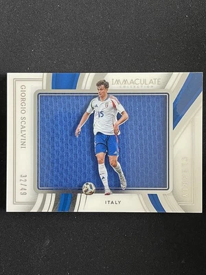 Giorgio Scalvini 2023-24 Panini Immaculate Clearly /49 - Image 1 of 2