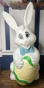 Vintage 1996 Large Easter Bunny Rabbit Blow Mold Sunhill Sun Hill 28" - Picture 1 of 5