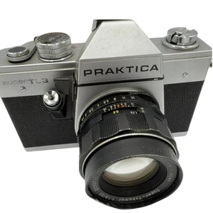 Praktica Super TL3 35mm SLR Film Camera Asahi Opt Co Lens Made in Japan Manual F - Picture 1 of 8