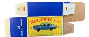 Matchbox #29 Austin A55 Cambridge ‘61-‘65 Type D Repro Box  - Picture 1 of 2