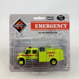 Boley Emergency 1/87 Airport RIV 4 EMS AFD Truck Die Cast with Plastic 4170-88 - Picture 1 of 10