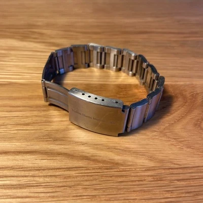 Maison Martin Margiela x H&M Stainless Steel Watch Bracelet Silver Folding Clasp - Image 1 of 4