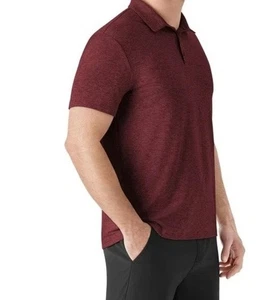 Camisa polo suave favorita de Member’s Mark para hombre manga corta pequeña roja nueva con etiquetas - Imagen 1 de 6