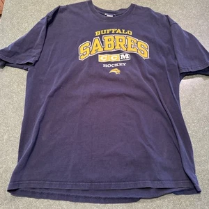 Vintage Buffalo Sabres Graphic Reebok T Shirt Men’s XL CCM - Picture 1 of 4