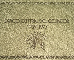 🇪🇨 Banco Central del Ecuador RARE 1927-1977 Set 5 Patterns - Bild 1 von 14