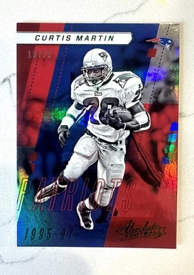 2017 Absolute CURTIS MARTIN #/25 SP Spectrum Short Print Parallel🔥Patriots Jets - Image 1 of 3