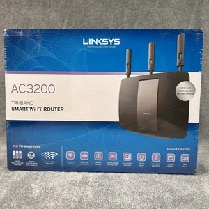 Linksys EA9200 AC3200 Tri-Band Smart Wi-Fi Router New Sealed Dual-Core USB 3.0 - Afbeelding 1 van 5