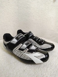 Diadora Trivex Men Sneakers 8 Black Synthetic Biking Bicycle Cycling Shoes - Picture 1 of 22