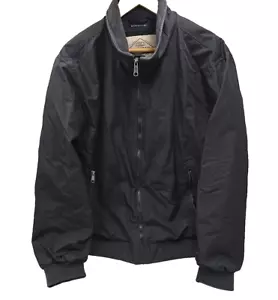 St. John's Bay Men's Large Black Full Zip Normcore Water Resistant Classic Coat - Picture 1 of 9