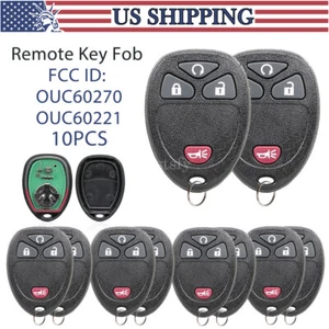 10 para GMC Sierra Chevrolet Silverado 1500 2500 mando a distancia llavero OUC60270 - Imagen 1 de 7