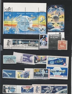 USA Space Exploration History collection 1960 - 1990 MNH A-17 - Picture 1 of 1