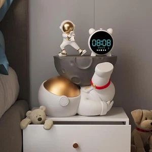 End Table Resin Astronaut Statue Gift Figurine Decorative Stool Foot Stool Small - Picture 1 of 7