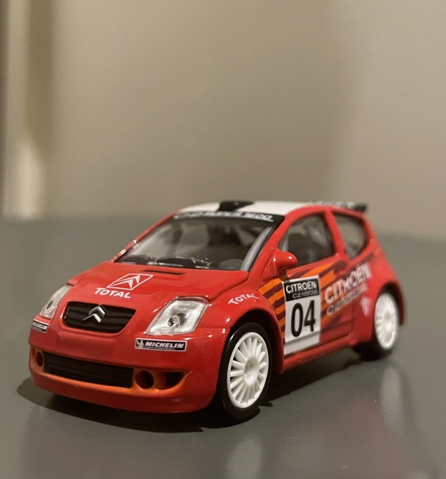 Modellino Norev Citroen C2 Super 1600 Rally S1600 1/55 3 inches Nuovo Senza Box - Immagine 1 di 4