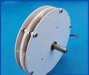 100 Watt Disc Type Coreless Generator Low Speed and Low Resistance High Power - Picture 1 of 13