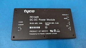 TYCO FE150R 150W DC-DC POWER MODULE, IN:DC 48V, 3.6A, OUT:DC 28V, 5.4A - Picture 1 of 8