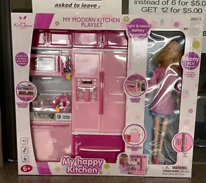 Doll With Kitchen Play Set - Picture 1 of 1