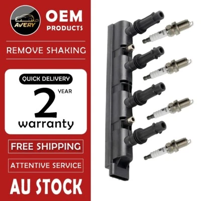 spark plug+Ignition Coil for Holden Cruze JH Barina TM Trax TJ A14NET 1.4L Turbo - image 1 of 4
