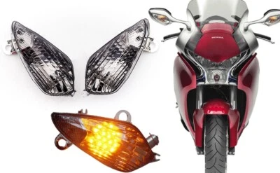 Indicador LED, intermitente intermitente delantero apto para HONDA 2010-2014 VFR1200F / VFR1200FD Foto 1 de 4