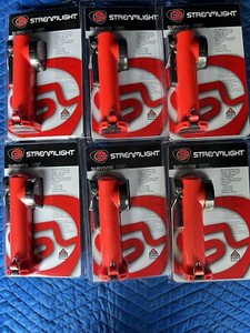 Lot Of 6 Streamlight Survivor LED Flashlight Orange 175 Lumens New 90540