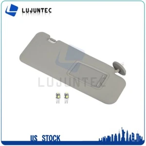 Sun Visor For 08-13 Highlander Gray Right W/Sunroof + License Plate Lights Free - Picture 1 of 12