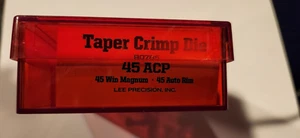 Lee 90785 45 ACP/45 AUTO RIM/45 SCHOFIELD/455 WEB MARK 2/45 WIN Taper Crimp Die - Picture 1 of 3