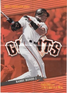 2002 Donruss Super Estrellas BARRY BONDS Mini Poster #8 - Bild 1 von 1