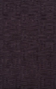 Purple Transitional Hand Hooked Squares Curls Blocks Area Rug Geometric DV13 - Picture 1 of 35